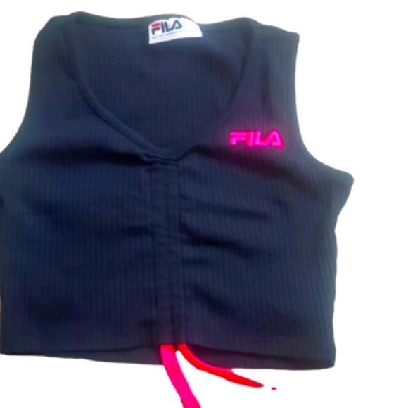 Fila Sports women's Tank top black with pink accents small - Picture 1 of 7